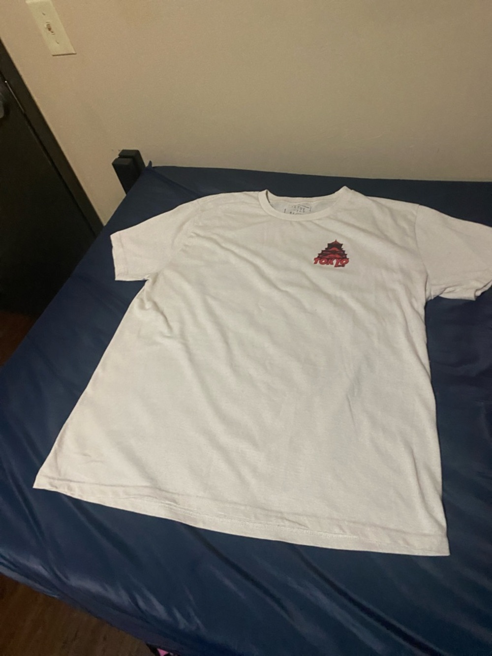 White Crew Neck Graphic Tee - Men